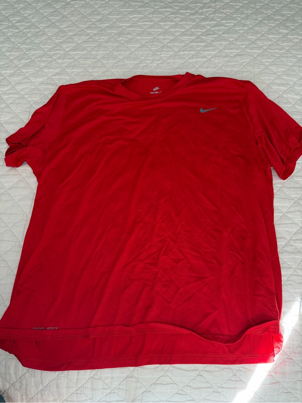 Nike Red Short-Sleeve Dri-FIT Performance Tee